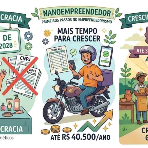 Menos burocracia, mais oportunidades: medida isenta nanoempreendedores de CNPJ e nota fiscal até dezembro de 2028