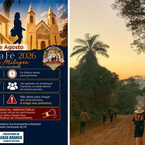 Caminhada da Fé reúne romeiros entre Tambaú e Casa Branca neste domingo (02/08)