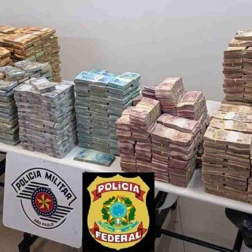 Operação conjunta do Gaeco e Polícia Federal apreende R$ 7,2 milhões, US$ 798 mil e 217 kg de cocaína no interior de SP