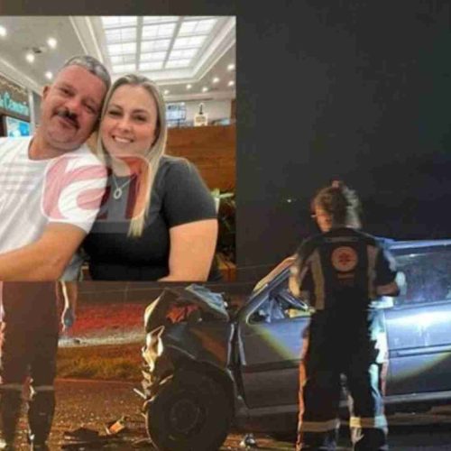 Casal morre em colisão frontal após condutor invadir contramão; motorista de 27 anos foi preso em flagrante por duplo homicídio
