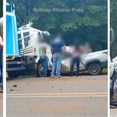 Motorista morre em colisão entre picape e caminhão na estrada vicinal Argeo Marchiori