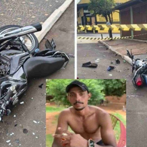 Jovem morre após colidir sua moto com poste; acredita-se que tenha perdido o controle devido a alta velocidade