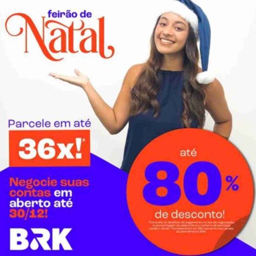 Feirão de Natal BRK segue até 30 de dezembro com descontos de até 80% nas contas de água e esgoto