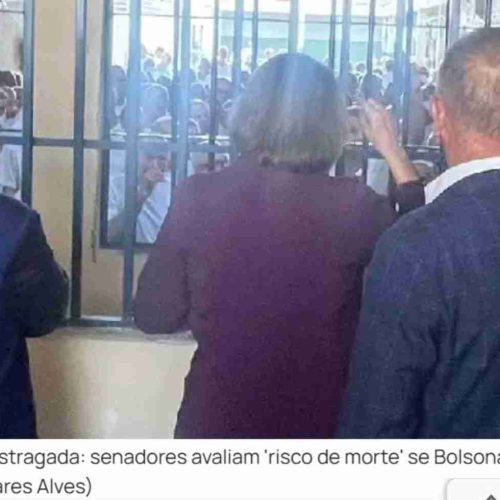 Bolsonaristas descobrem crise carcerária que sempre ignoraram ao visitar presídio onde Bolsonaro pode cumprir pena