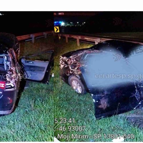Acidente na SP 054/147 resulta em uma morte e deixa duas pessoas feridas gravemente
