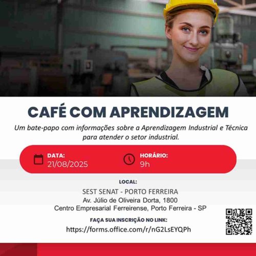 Prefeitura de Porto Ferreira e Senai promovem “Café com Aprendizagem” para indústrias e empresários