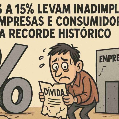 Juros a 15% levam inadimplência de empresas e consumidores a recorde histórico