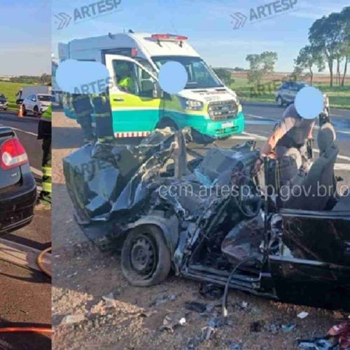 Motorista morre após colisão com carreta na SP-310), na tarde desta sexta-feira (28/11)