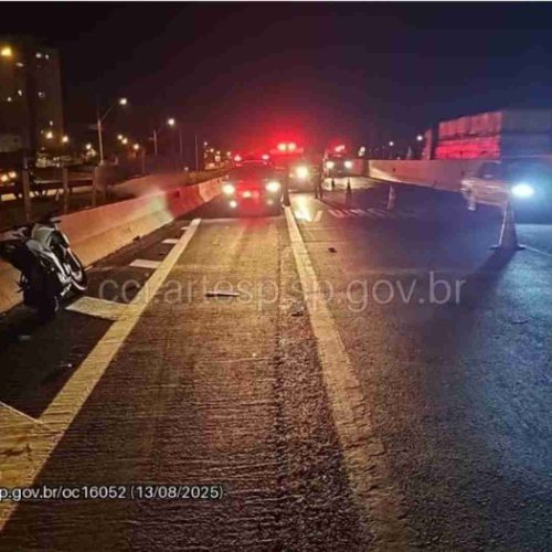 Motociclista morre atropelado após ser atingido por carro conduzido por motorista embriagado
