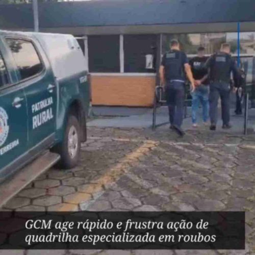 GCM frustra ação de quadrilha especializada em roubos em Porto Ferreira