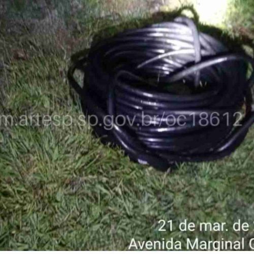 Homem morre eletrocutado durante tentativa de furto de cabos