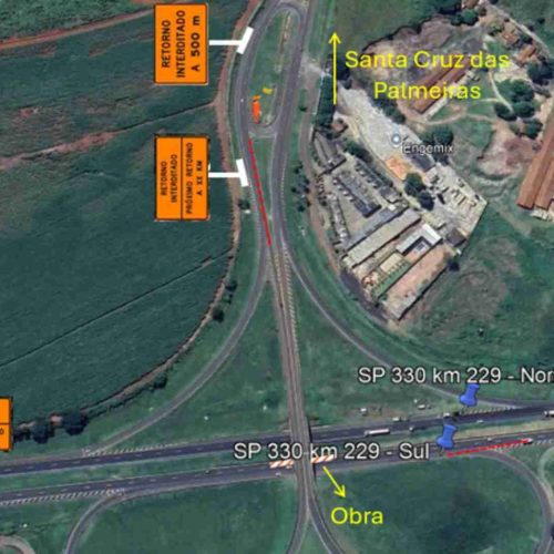 Atenção motorista! Arteris Intervias realiza amanhã, sábado (19/07) obras de manutenção em viaduto na Rodovia Anhanguera, em Porto Ferreira