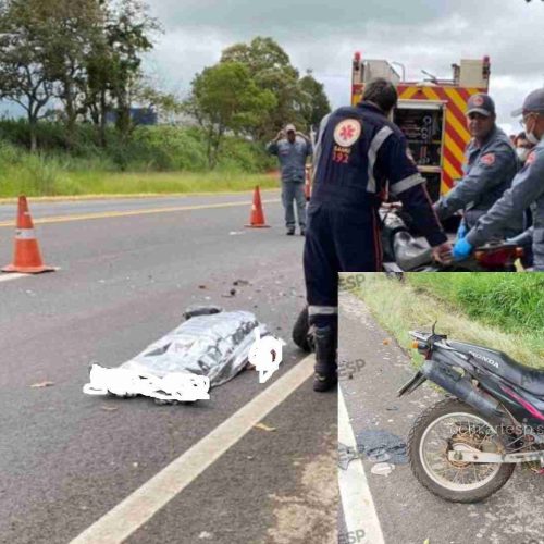Motociclista morre após colisão traseira em caminhão no km 145 da SP-215; acidente ocorreu na manhã deste sábado (07/03)