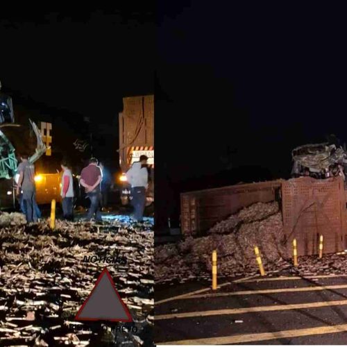 Motorista morre e 11 ficam feridos em grave acidente entre ônibus e caminhão na SP-334