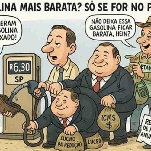 Redução no preço da gasolina promovido pela Petrobras não chega ao consumidor