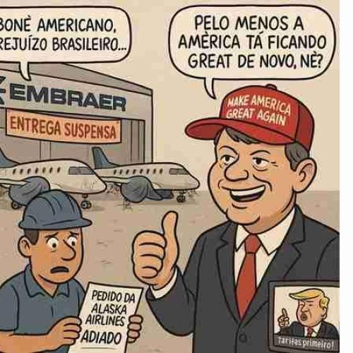 Tarifas de Trump atingem Embraer e adiam entrega de jatos para empresa dos EUA