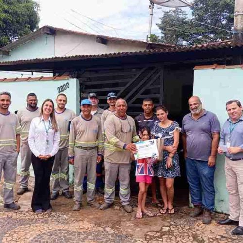 Menina de 10 anos emociona equipe da BRK em Porto Ferreira com cartinha feita à mão: “BRK, a melhor!