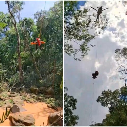 Mulher morre após queda em cachoeira no interior de SP