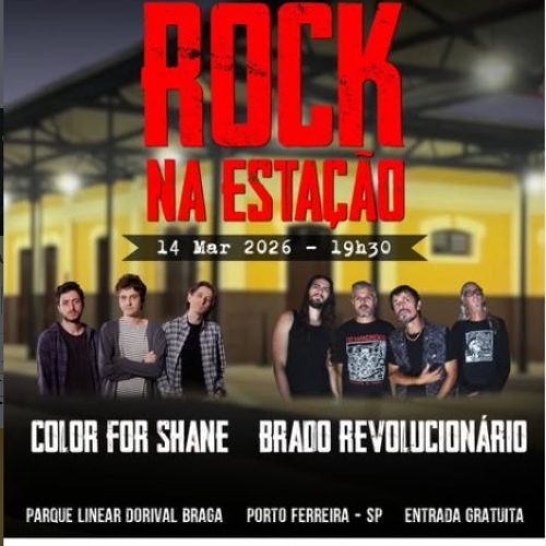 Rock na Estação terá shows gratuitos neste sábado em Porto Ferreira