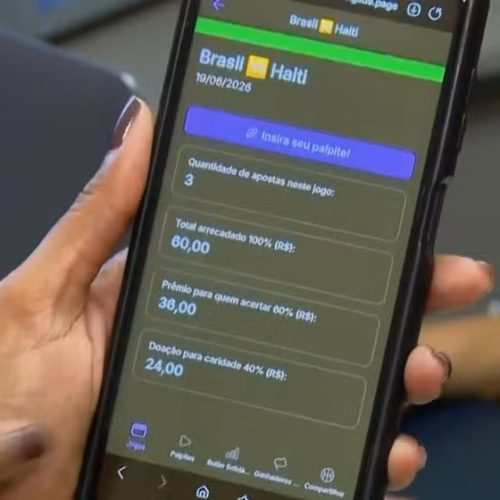 São Carlos: menino de 9 anos cria app de bolão solidário com o pai e ajuda a Apae
