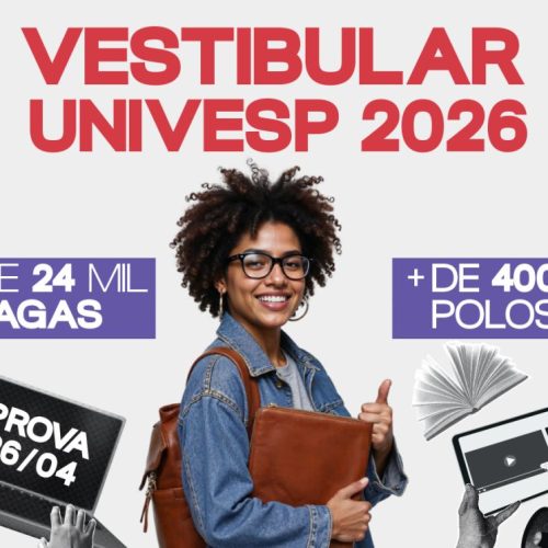 Vestibular da Univesp 2026 tem inscrições abertas até 11 de março
