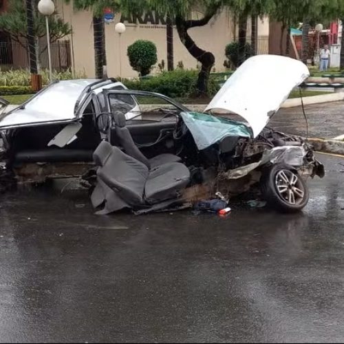 Motorista sem CNH e embriagado é preso após acidente